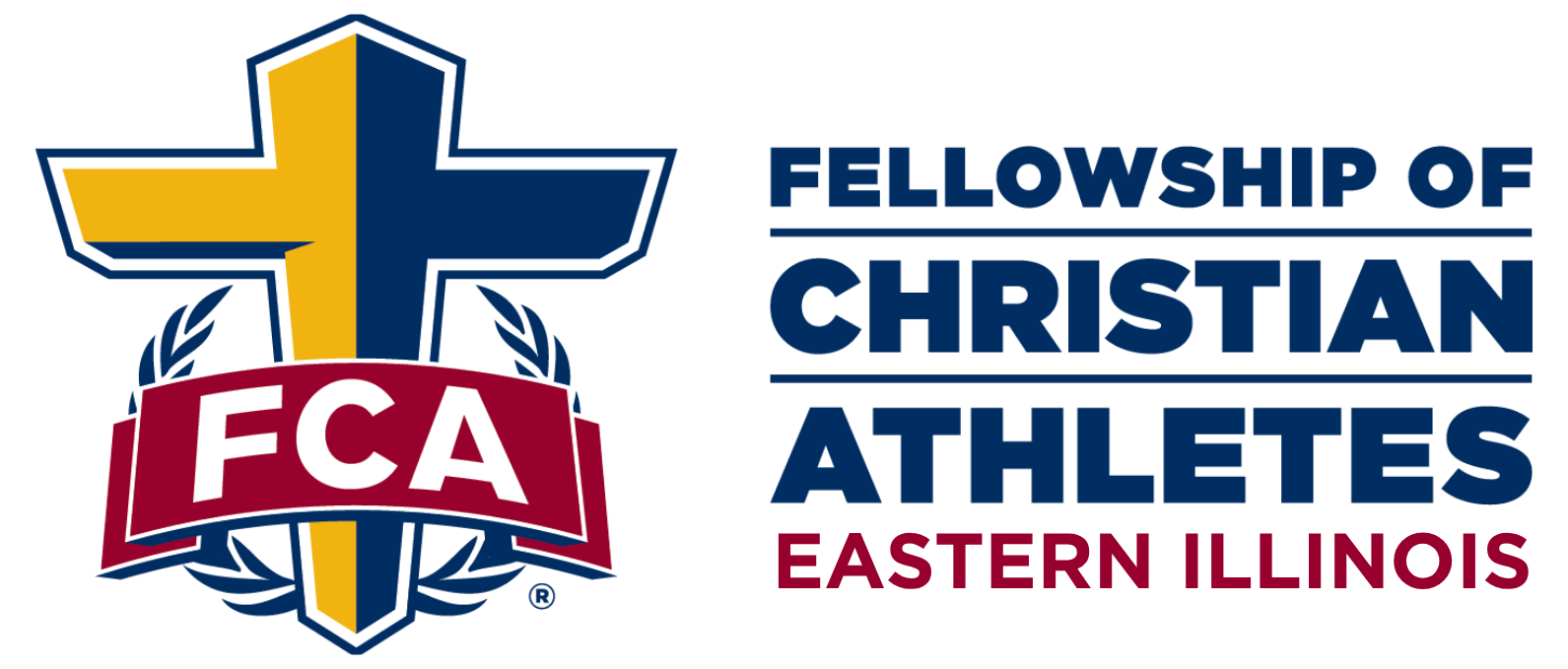 EI FCA logo standard blue, gold, red